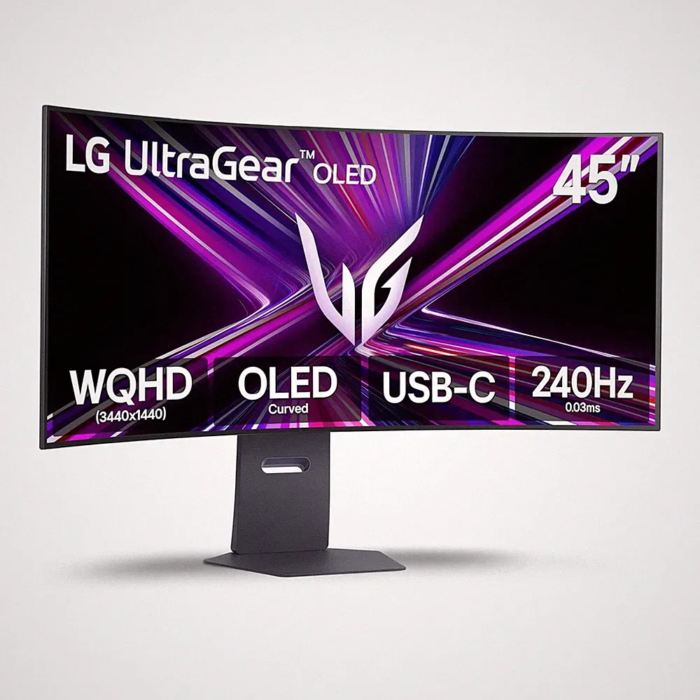 LG 45GX900A-B 45-Inch Ultragear WQHD (3440 x 1440) OLED Curved Gaming Monitor