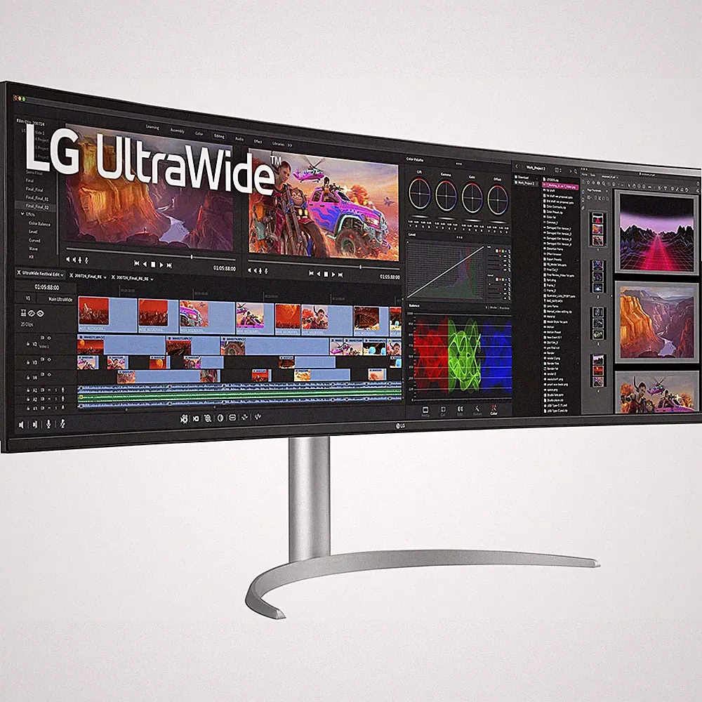 LG 49" 32:9 UltraWide Dual QHD Nano IPS Curved Monitor (49WQ95C-W)