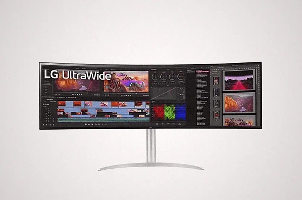 LG 49" UltraWide IPS Dual QHD 144Hz 5ms 3800R Curved Monitor 32:9 49BQ95C-W