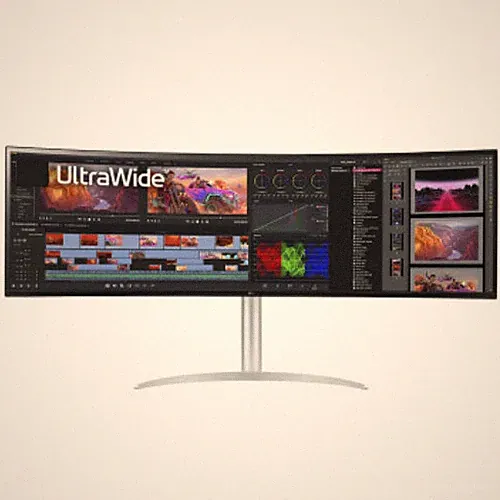 LG 49" UltraWide IPS Dual QHD 144Hz 5ms 3800R Curved Monitor 32:9 49BQ95C-W