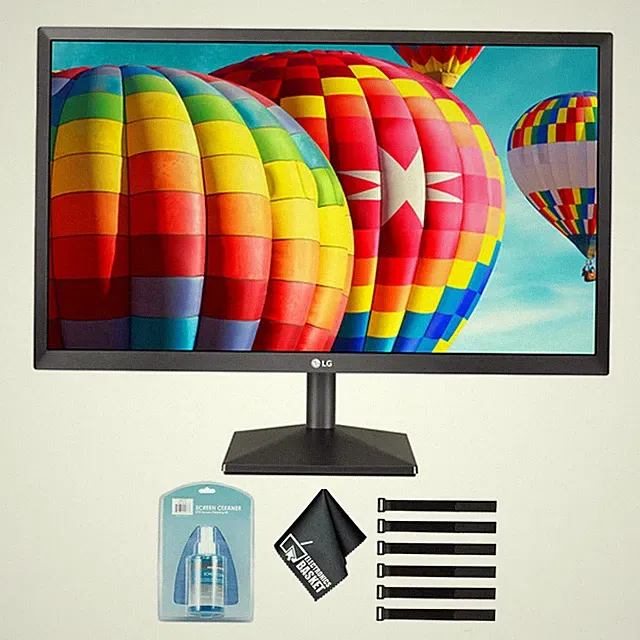 LG Gaming Monitor 23.8 Inch 16:9 FreeSync IPS - Computer Screen Kit with Cable