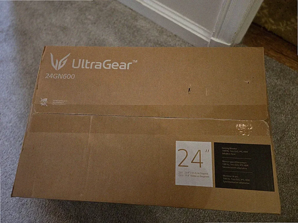 LG Ultra Gear Gaming Monitor 24Inch 144HZ *NEW OPEN BOX*