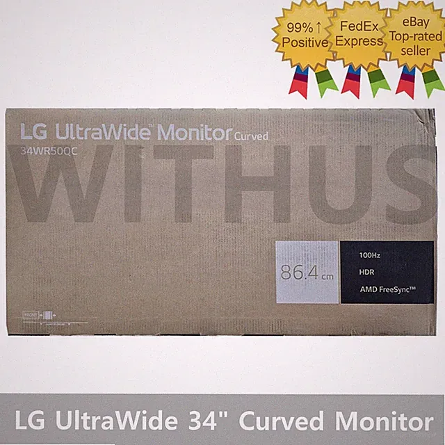 LG Ultra-Wide 34WR50QC 34" Curved Monitor - Trakcing