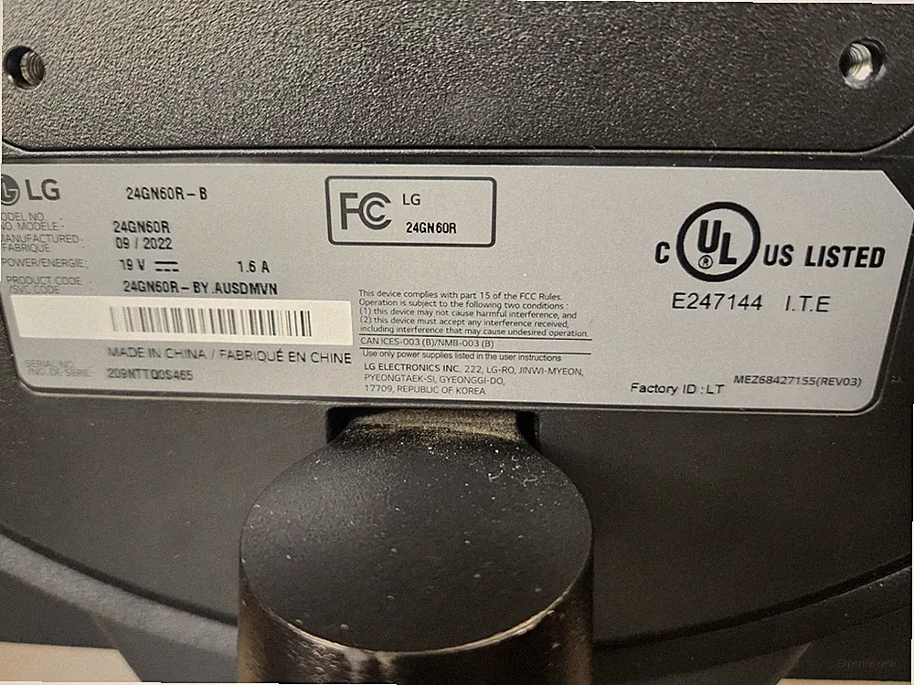 LG UltraGear 24GN60R-B 24" 144Hz 1ms FHD LCD Gaming Monitor HDMI DP