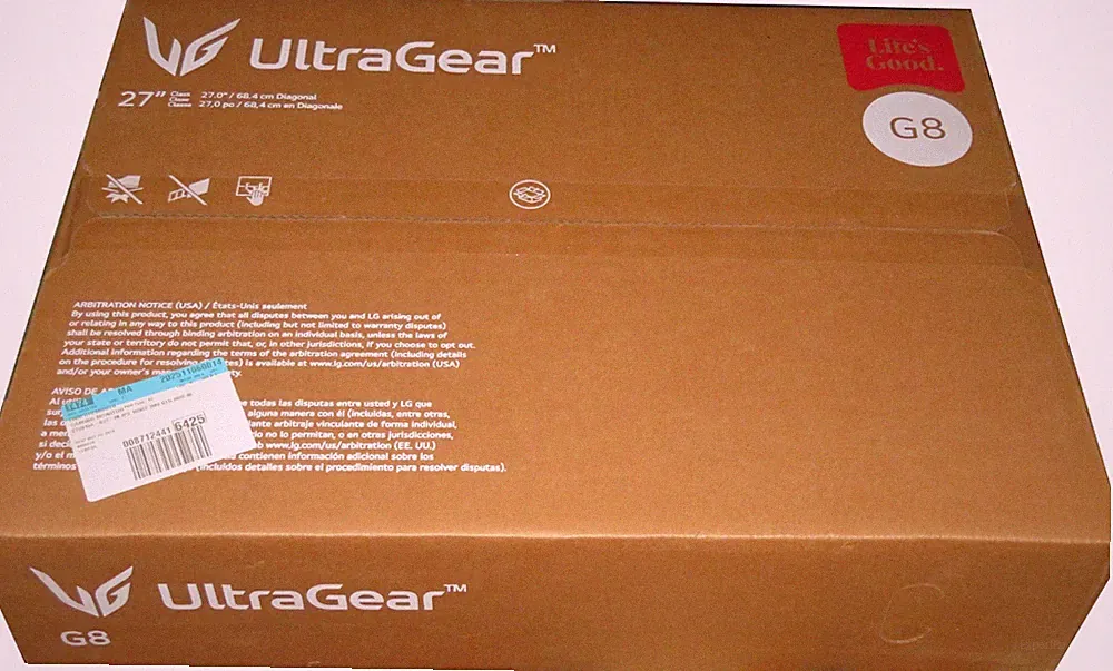 LG UltraGear 27" DUAL MODE UHD 4K 180Hz FHD 360Hz AMD FreeSync Gaming Monitor