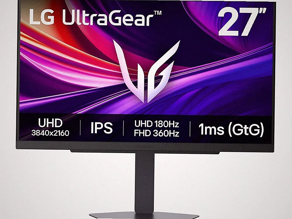 LG UltraGear 27" DUAL MODE UHD 4K 180Hz Full HD 360Hz IPS AMD FreeSync Premium &