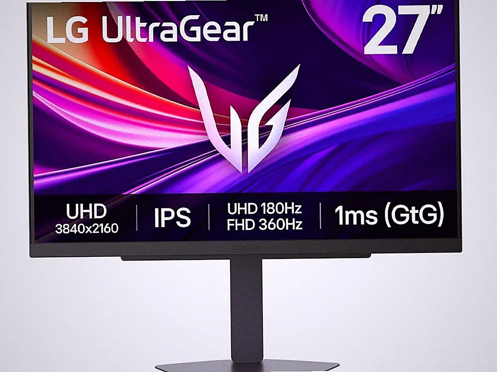 LG UltraGear 27" DUAL MODE UHD 4K 180Hz Full HD 360Hz IPS AMD FreeSync Premium &