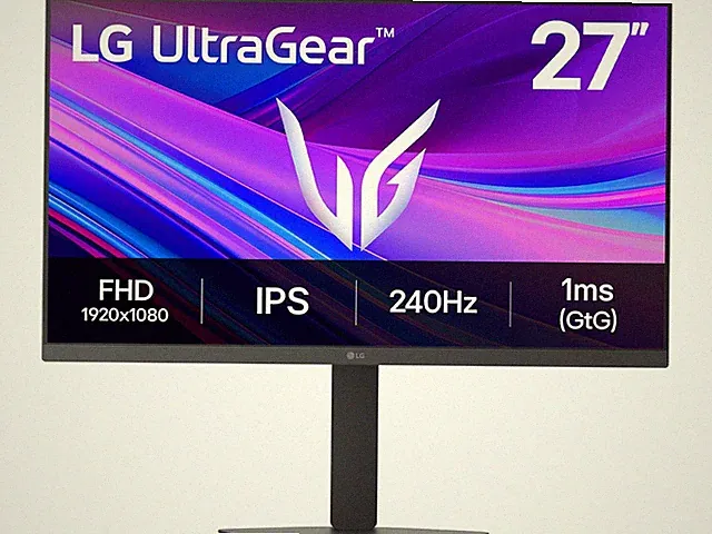 LG UltraGear 27 inch Full HD 240Hz IPS AMD FreeSync Premium & G-Sync Compatible