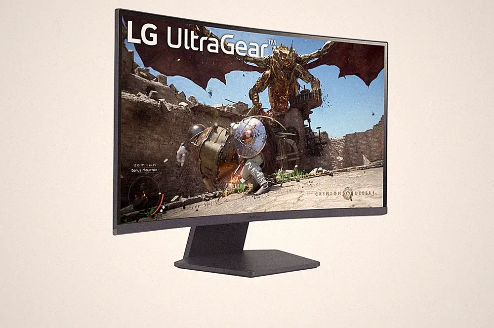LG UltraGear 27 inch QHD 1000R Curved 180Hz 1ms Gaming Monitor