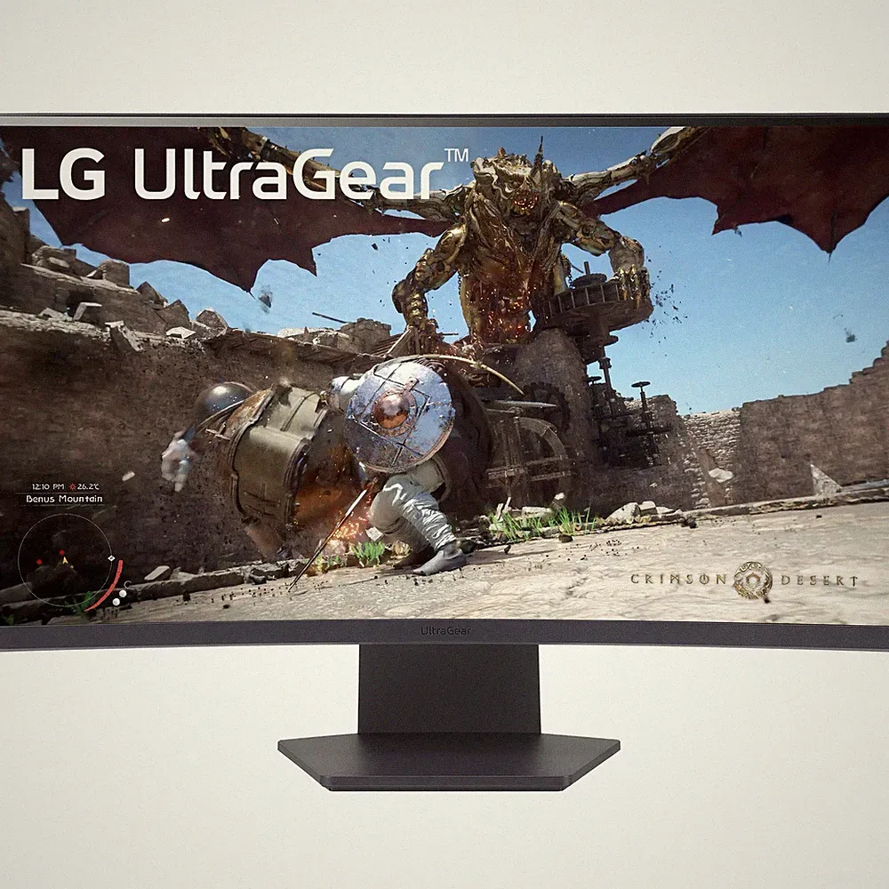 LG UltraGear 27 inch QHD 1000R Curved 180Hz 1ms Gaming Monitor
