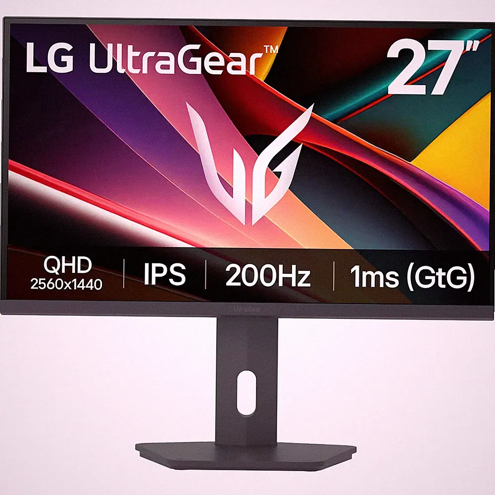 LG - UltraGear 27" IPS QHD 200Hz Gaming Monitor with DisplayHDR 400 (HDMI, Di...