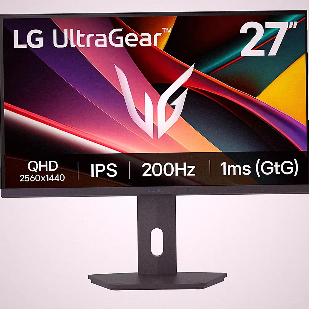 LG - UltraGear 27" IPS QHD 200Hz Gaming Monitor with DisplayHDR 400 (HDMI, Di...