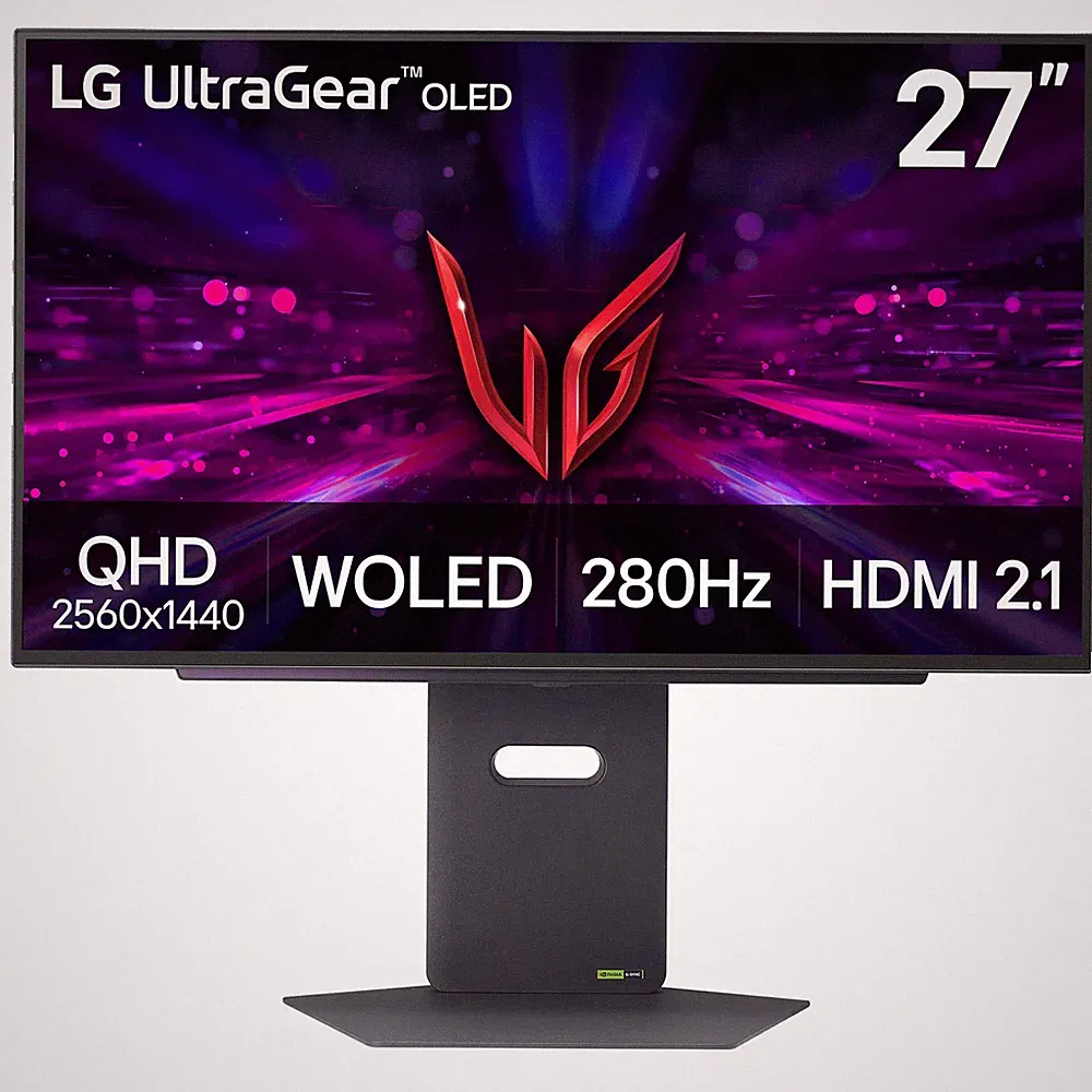 LG - UltraGear 27" OLED QHD 280Hz 0.03ms G-Sync and FreeSync Premium Pro Gami...