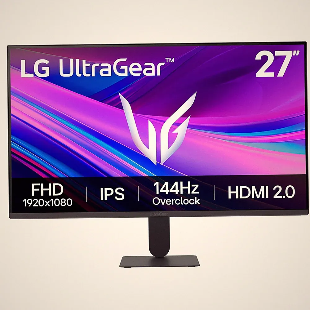 LG UltraGear 27G411A-B AUS 27-Inch Full HD IPS Gaming Monitor, 144Hz Overclock