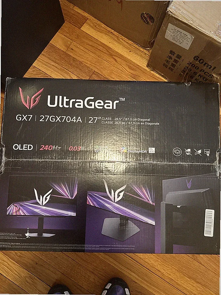 LG UltraGear 27GX704A-B 27 Inch Glossy OLED QHD 240Hz Gaming Monitor