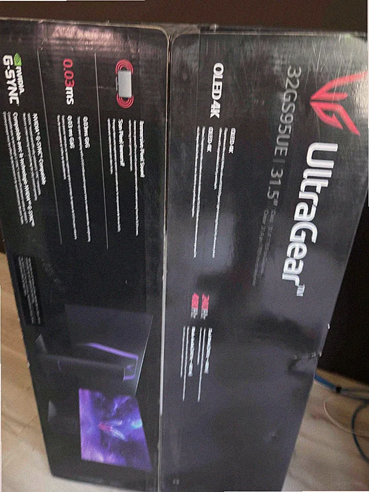 LG UltraGear 32" OLED 4K 240Hz / 480Hz 0.03ms Gaming Monitor 32GS95UE-B.AUS