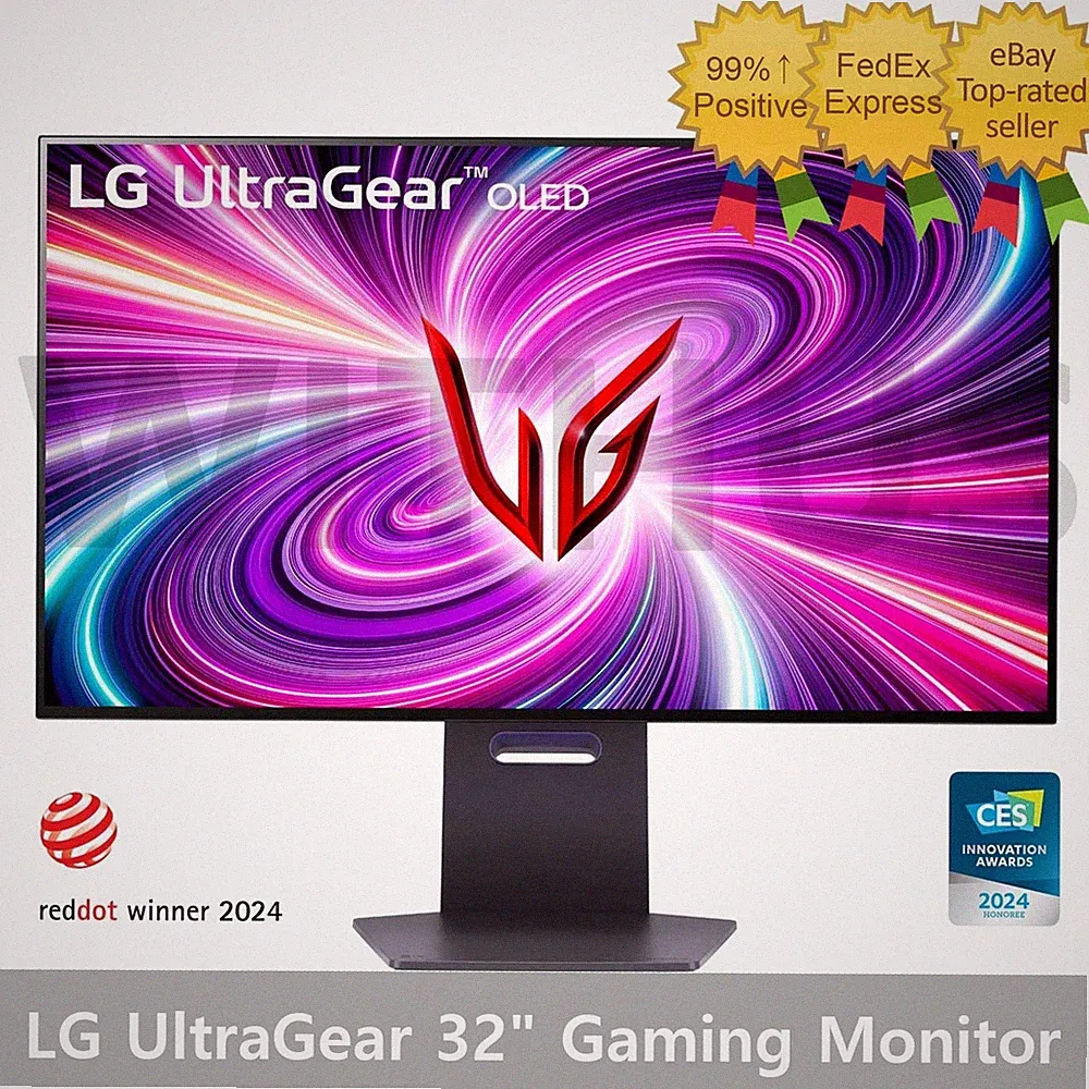 LG UltraGear 32GS95UE 32" OLED 4K 240Hz/FHD 480Hz Gaming Monitor G-SYNC