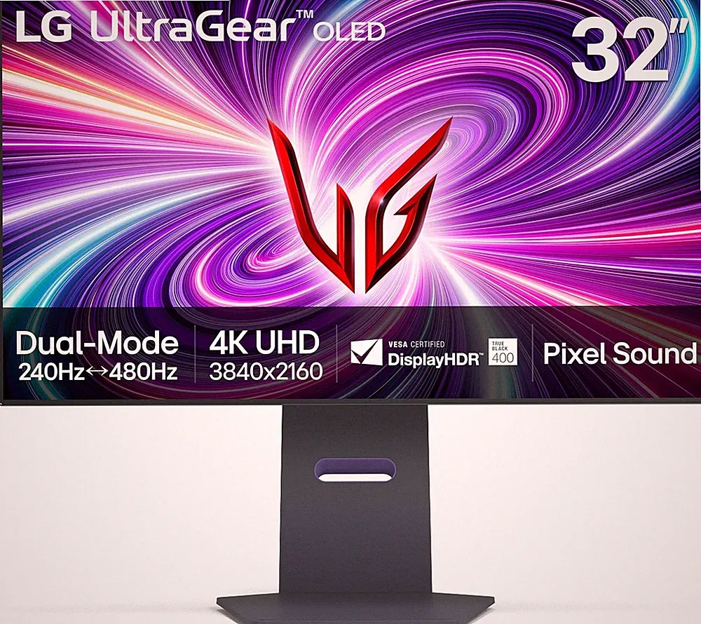 LG UltraGear 32GS95UE 32" OLED 4K 240Hz Gaming Monitor G-SYNC FreeSync HDMI 2.1