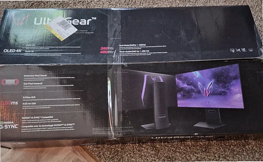 LG UltraGear 32GS95UE-B 32” OLED 4K 240Hz/480Hz Gaming Monitor