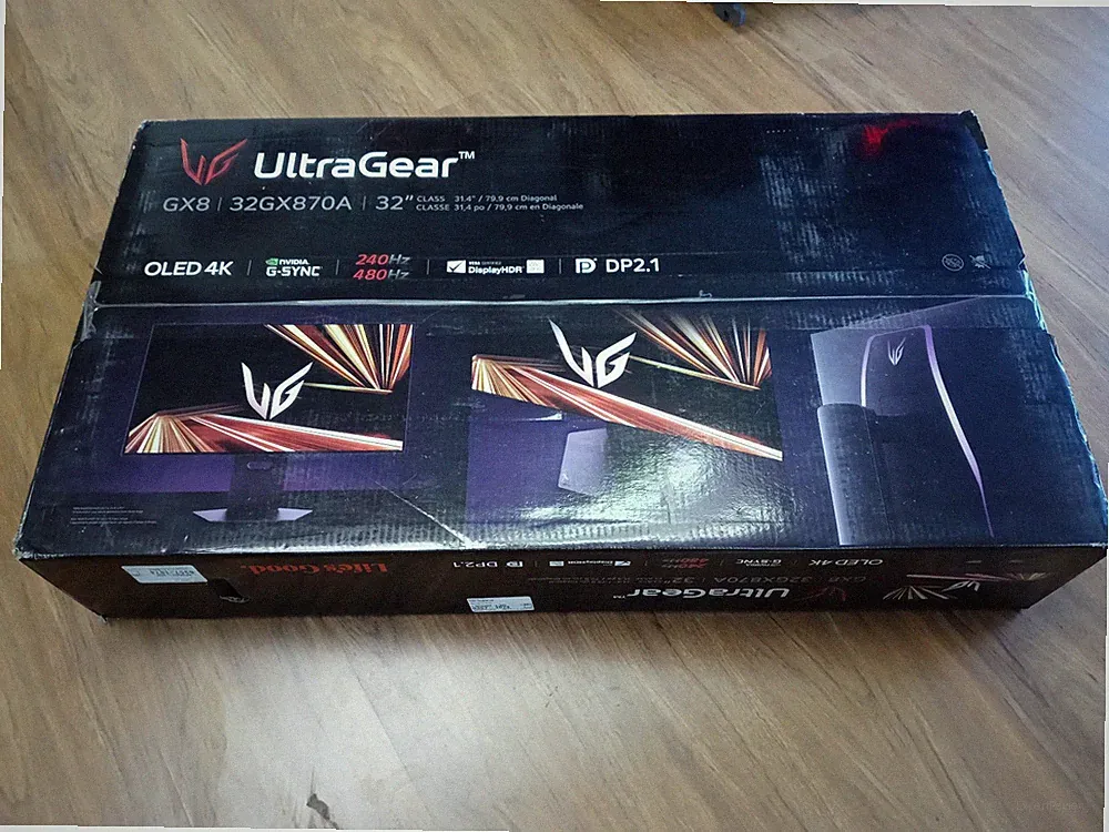LG UltraGear 32GX870A-B 32" OLED 4K UHD 240Hz, FHD 480Hz G-SYNC Gaming Monitor