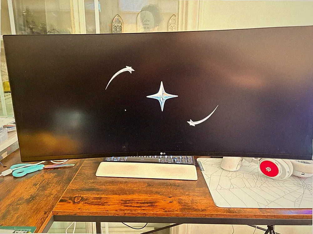 LG UltraGear 34GP63A-B — a 34-inch curved UltraWide QHD (3440×1440) 160Hz gaming