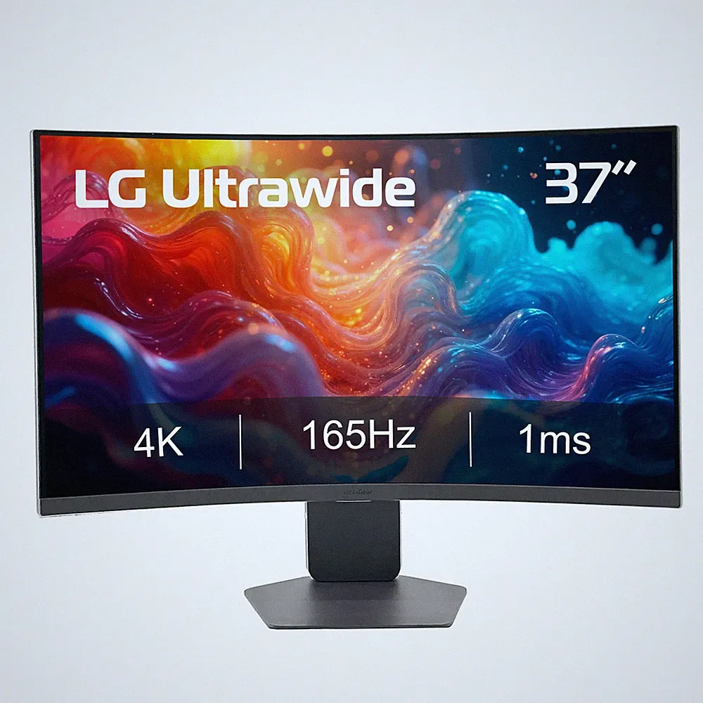 LG Ultragear 37" 4K UHD 165Hz 1ms Curved Gaming Monitor w AMD Freesync 37G800A-B