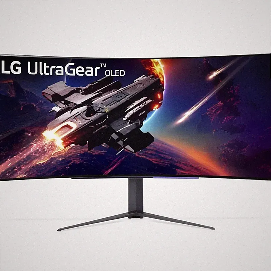 LG UltraGear 45" OLED Curved Gaming Monitor (45GS96QB-B)
