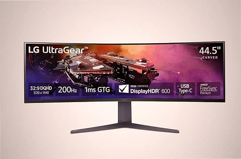 LG UltraGear 45GR65DC-B 45" QHD VA LED Curved Gaming Monitor