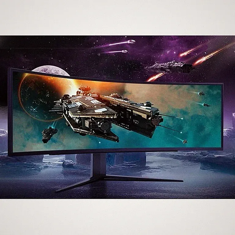 LG UltraGear 49 Curved DQHD Gaming Monitor | 240Hz | HDR | FreeSync | 49GR85DC-B