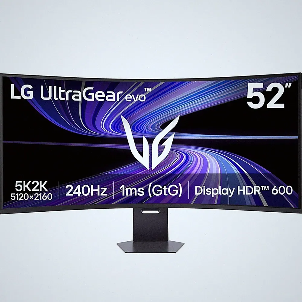 LG UltraGear evo 51.6" 5K2K Curved Gaming Monitor 21:9 1ms FreeSync Premium Pro