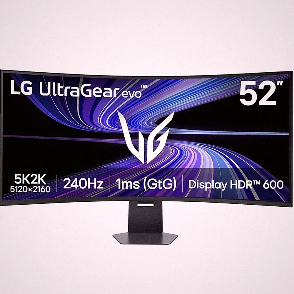 LG UltraGear evo 51.6" 5K2K Curved Gaming Monitor 21:9 1ms FreeSync Premium Pro