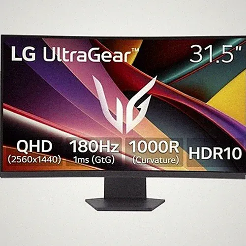 LG UltraGear G6 32G60WA 31.5 Inch 180Hz 1ms 2560x1440 QHD Curved Gaming 0E