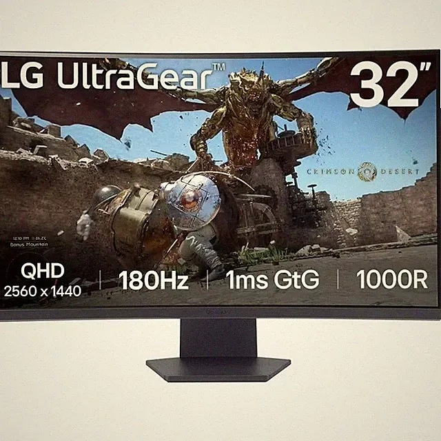 LG UltraGear Gaming Monitor 32" Inch QHD 180Hz IPS HDR 32GS75Q ✅️ Brand New