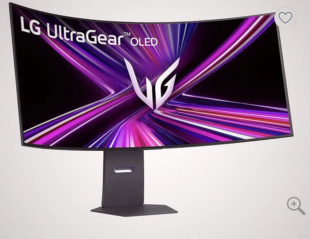 LG UltraGear OLED Curved Monitor Black HDMI DisplayPort USB-C