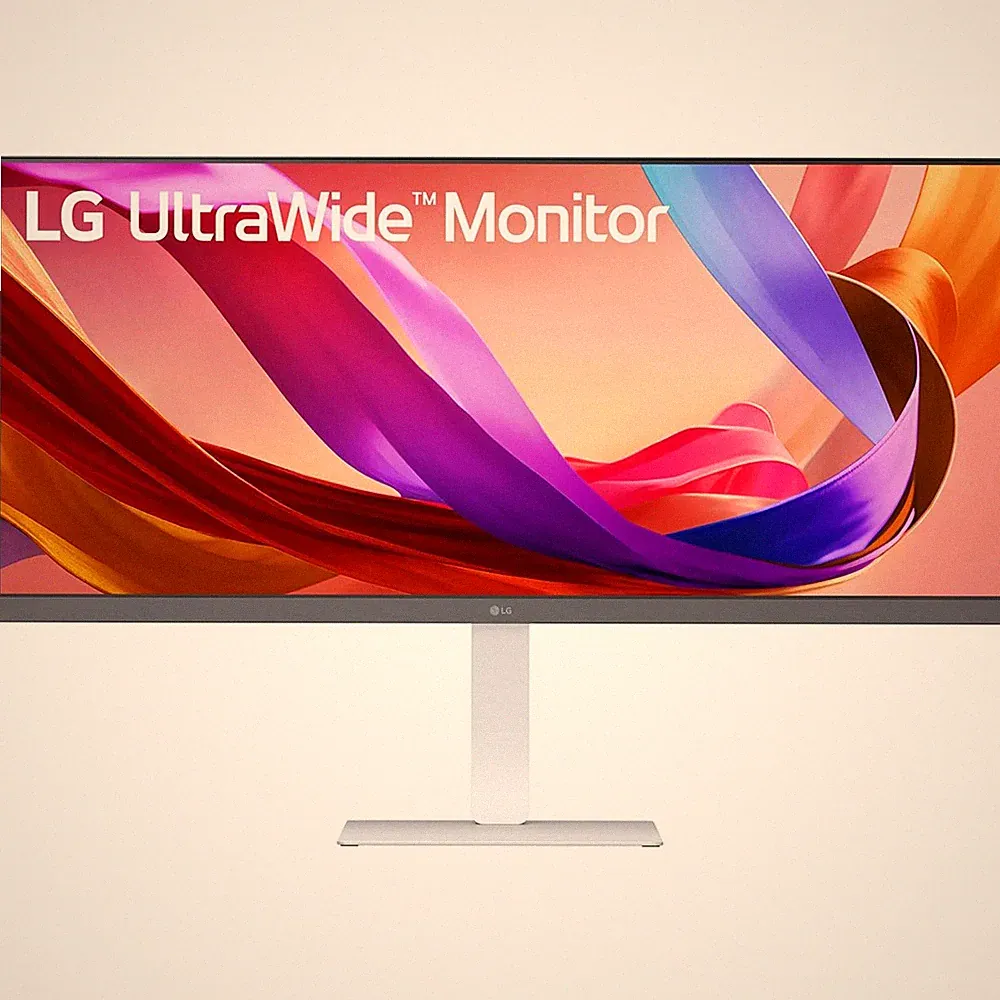 LG UltraWide 34 FHD IPS White Monitor 100Hz USB-C incl Speaker | Open Box