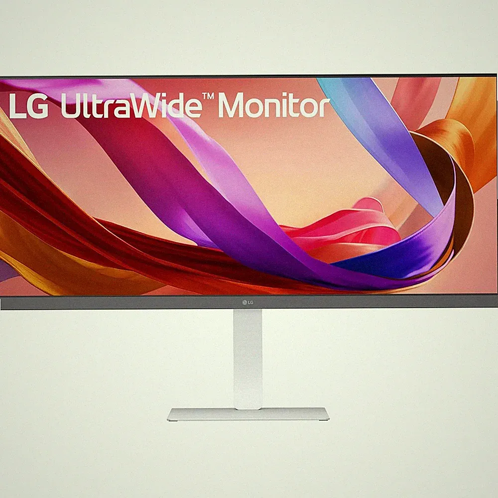 LG UltraWide 34 FHD IPS White Monitor 100Hz USB-C incl Speaker | Open Box