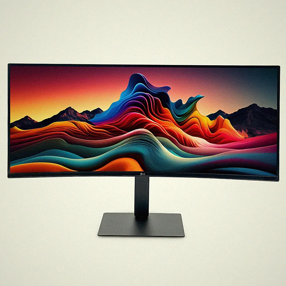 LG UltraWide 34" WQHD HDR 10 120Hz 5ms Curved Monitor Black 34U62TB-B 2025 Model