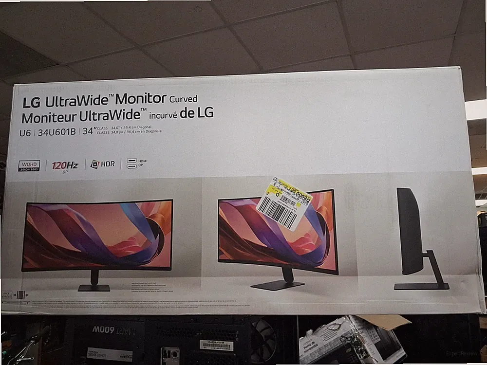 LG UltraWide 34" WQHD HDR 10 120Hz Curved Monitor Black 34U601B-New
