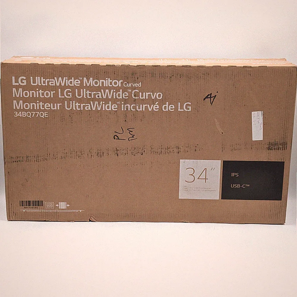 LG UltraWide 34BQ77QE 34" 3440 x 1440 Curved Monitor 60Hz 5ms IPS LCD 34BQ77QE-B