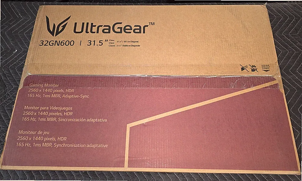 LG Uutragear 32GN600-B Gaming Monitor. NEW IN BOX!