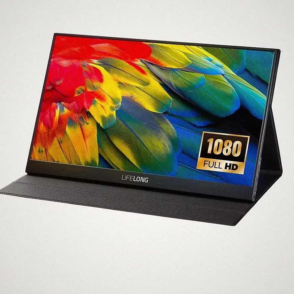 Lifelong 15.6" FHD 1080p Portable Monitor with USB-C ZHI11524
