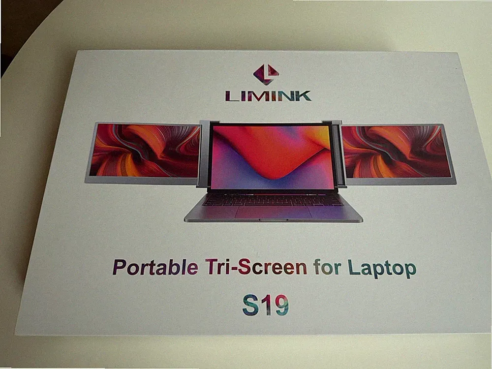 Limink S19 Laptop 14" 1080P Monitor Portable Tri-Screen for Laptop New