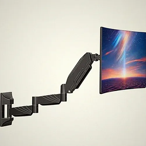 Long Arm Monitor Wall Mount for Max 32 inch Computer Screen, Extra Long