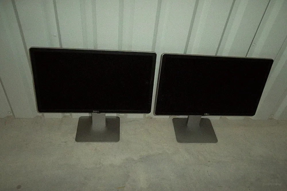 LOT-2 Dell P2214H 22" Wide Monitor FHD 1080p VGA DVI w/4-Port USB P2214Hb KW14V