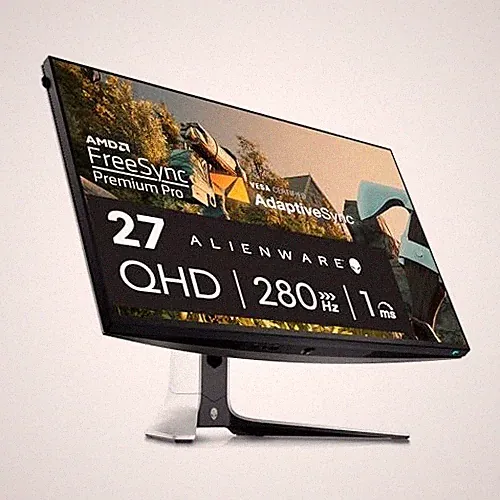 LUNAR LIGHT - ALIENWARE GAMING MONITOR 27" 2560 X 1440 240HZ DISPLAY DP 1.4