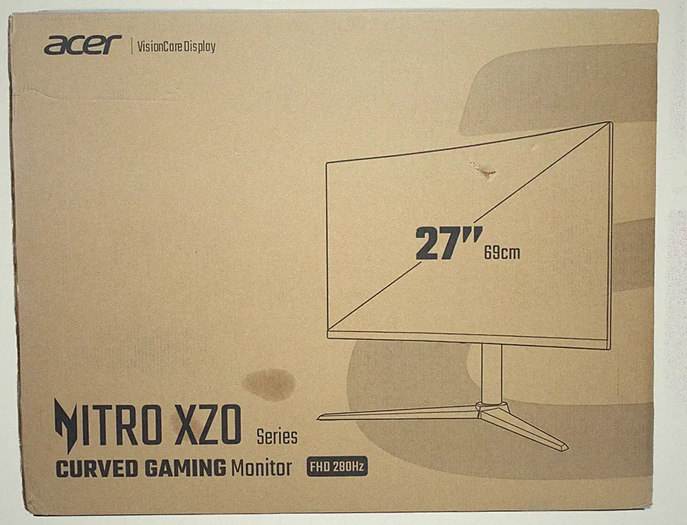 (MA5) Acer Nitro XZ0 27" FHD Curved Gaming Monitor 1920x1080 1ms 280Hz