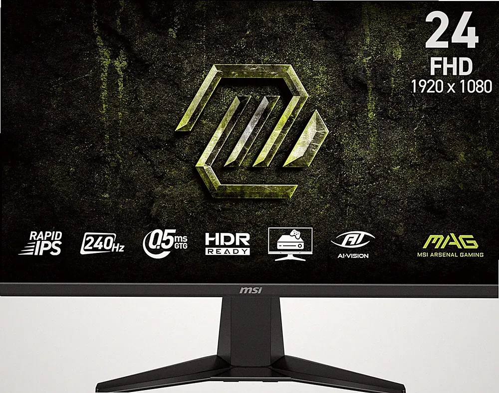 MAG 245F X24 24-Inch 1920 X 1080 (FHD) Gaming Monitor, 240Hz, Freesync Premium