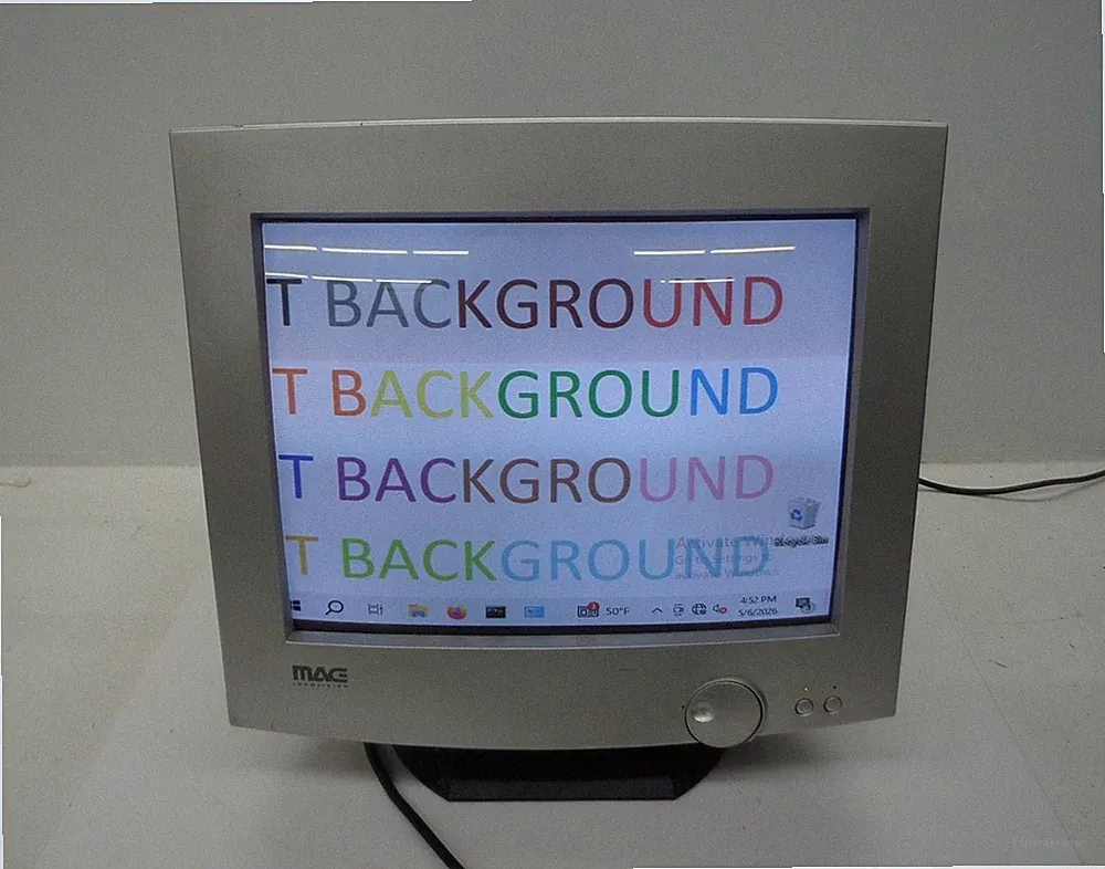 MAG InnoVision 771FS-s 17" Retro CRT VGA Computer Monitor 786N 1280x1024