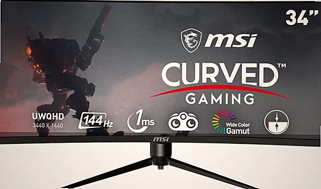 MAG342CQR 1500R Curvature 21:9 Aspect Ratio Narrow Bezel 1ms 3440x 1440 UWQHD 14