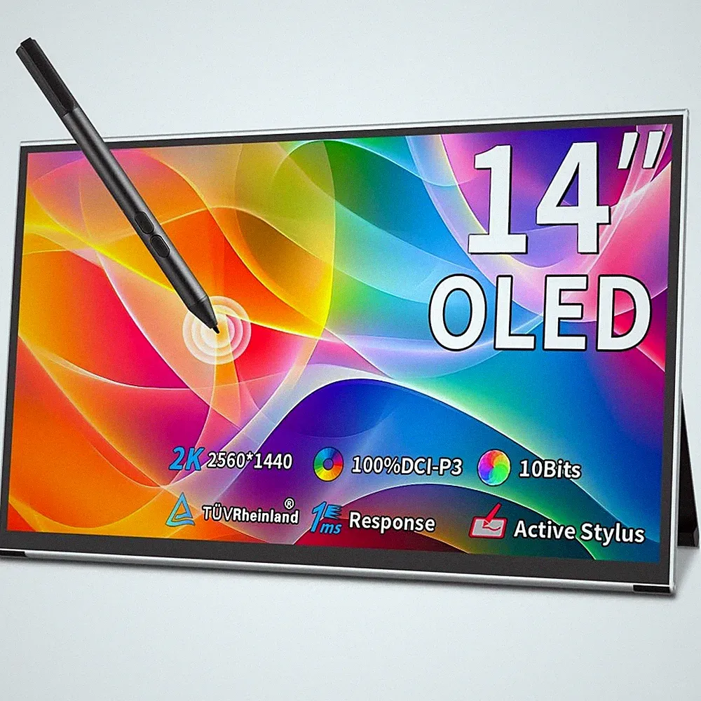 Magedok OLED Portable Monitor 14" 2K | 2560x1440 14", black